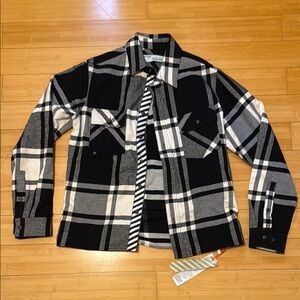 Off White Virgil Check Plaid Men's Shirt